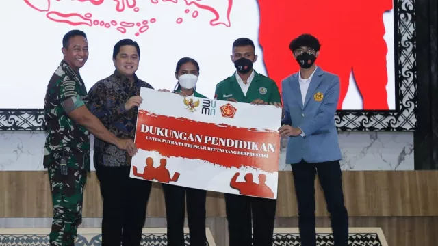 Peduli Anak Anggota TNI, BNI Salurkan Beasiswa - GenPI.co