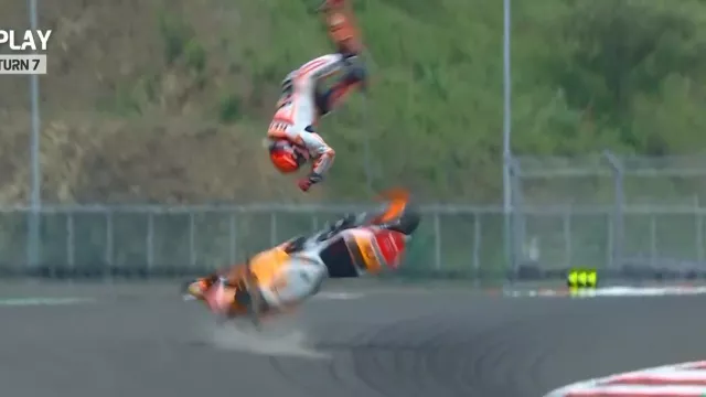 MotoGP Mandalika: Marquez Kecelakaan Brutal, Bos Honda Buka Suara - GenPI.co
