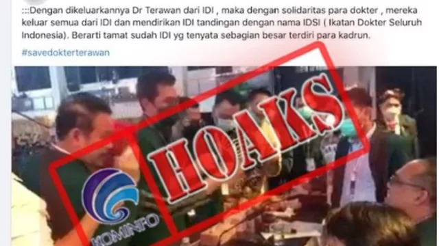 Terawan Dipecat, Banyak Dokter Buat IDI Tandingan, Cek Faktanya - GenPI.co