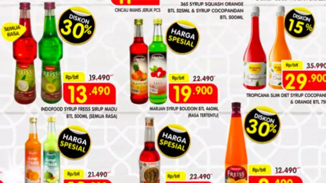 Promo Superindo Spesial Ramadan, Harga Sirup Murah Banget Bund! - GenPI.co