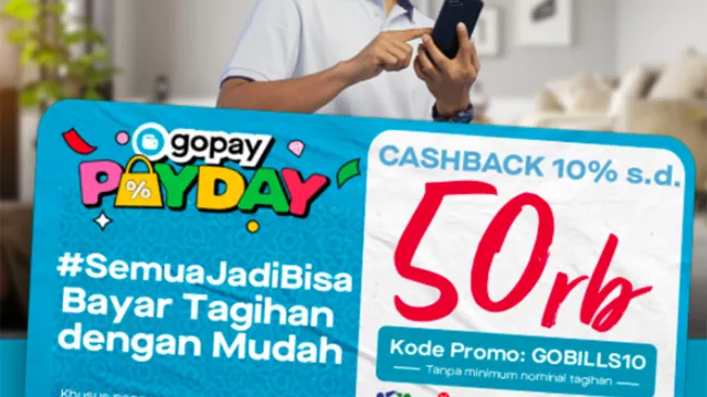 Promo GoPay, Bayar Tagihan Bisa Dapat Cashback Rp50 Ribu! - GenPI.co