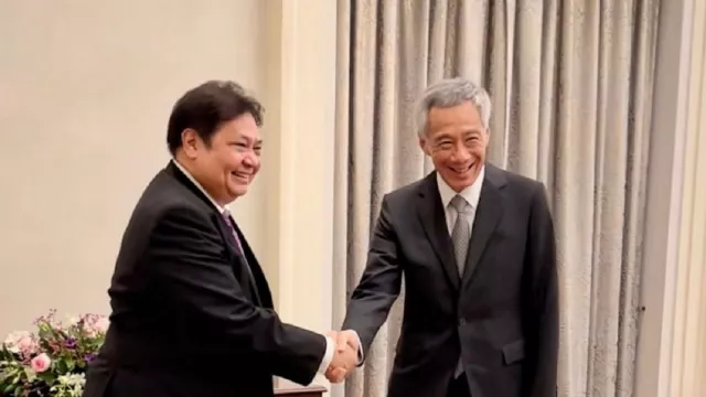 PM Singapura Ungkap isi pertemuannya dengan Menko Airlangga - GenPI.co
