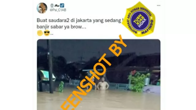 Pengguna Twitter Posting Foto Banjir Jakarta, Ternyata Hoaks - GenPI.co