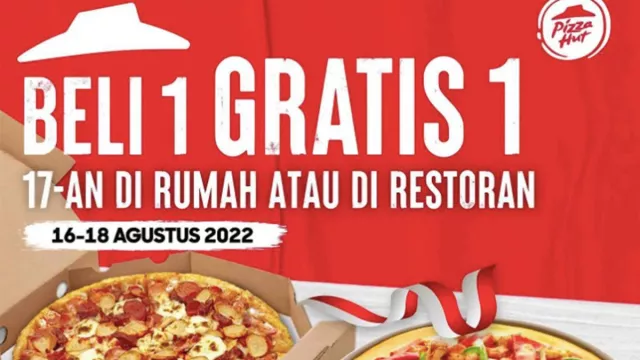 Yuk Serbu Promo 17 Agustus, Pizza Hut Beli 1 Gratis 1! - GenPI.co