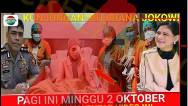 Iriana Jokowi Jenguk Lesti Kejora, Ealah Hoaks Ternyata - GenPI.co