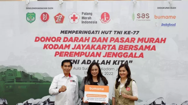 Gandeng Komunitas Jenggala, Bumame Gelar Donor Darah dan Amal - GenPI.co