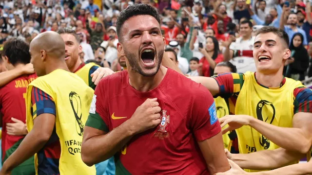 Portugal Bantai Swiss, Hattrick Goncalo Ramos Ancam Ronaldo - GenPI.co