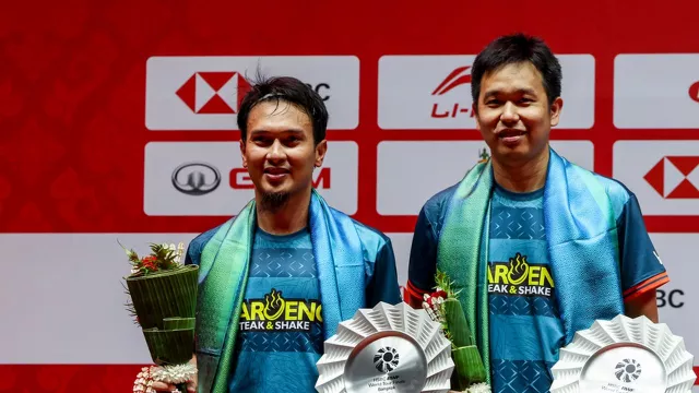 Lawan Pramudya/Yeremia di Malaysia Open, Hendra/Ahsan: Tidak Gampang - GenPI.co
