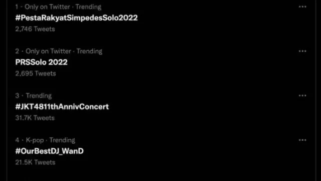 Kangen Band dan Gigi Tampil, #PRSSolo2022 Trending Topic di Twitter - GenPI.co