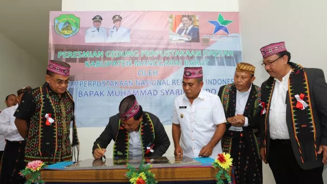 Ada Gedung Perpustakaan Umum Daerah, Bupati Manggarai Barat: Semoga SDM Berkualitas - GenPI.co