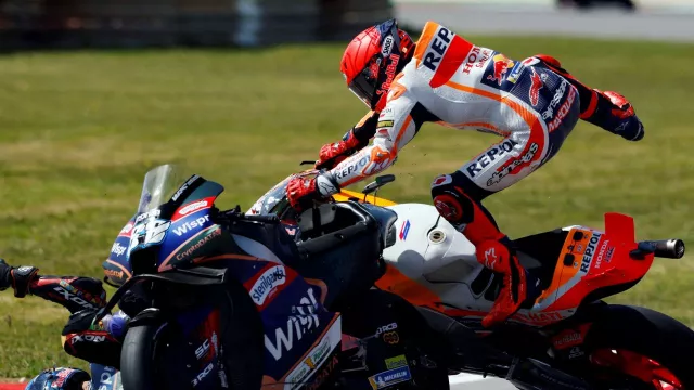 Baru Awal Musim MotoGP 2023, Marc Marquez Sudah Ketimpa Sial - GenPI.co