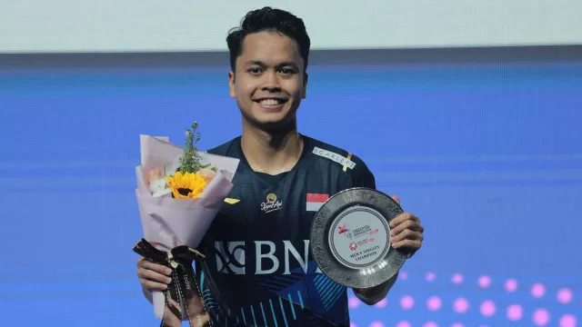 Juara Singapore Open 2023, Anthony Ginting Bak Main di Rumah Sendiri - GenPI.co