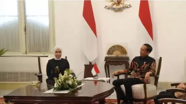 Membanggakan, Putri Ariani Dijamu Presiden Jokowi di Istana Merdeka - GenPI.co