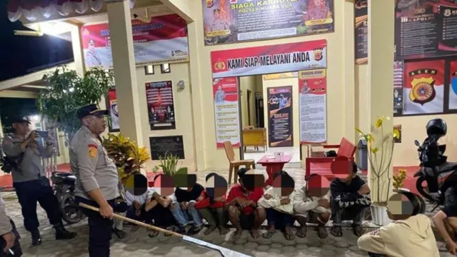 10 Remaja Hendak Tawuran di Lhokseumawe Ditangkap Polisi - GenPI.co