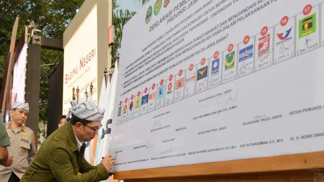 Soal Deklarasi Damai, Ridwan Kamil Berharap Pemilu 2024 Berlangsung Aman - GenPI.co