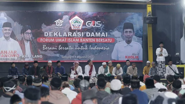 Rangkul Forum Umat Islam, Gardu Ganjar Gelar Deklarasi Damai di Serang - GenPI.co