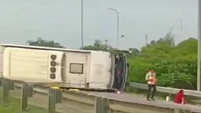 12 Penumpang Tewas, Sopir Bus Handoyo yang Kecelakaan di Exit Tol Cikopo Jadi Tersangka - GenPI.co