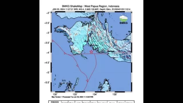 Gempa Magnitudo 5,4 Guncang Kaimana Papua Barat, Ini Penyebabnya - GenPI.co