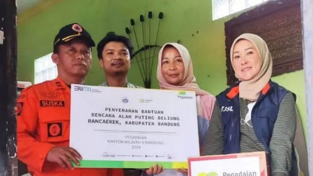 Pegadaian Salurkan Bantuan bagi Warga Terdampak Angin Puting Beliung - GenPI.co