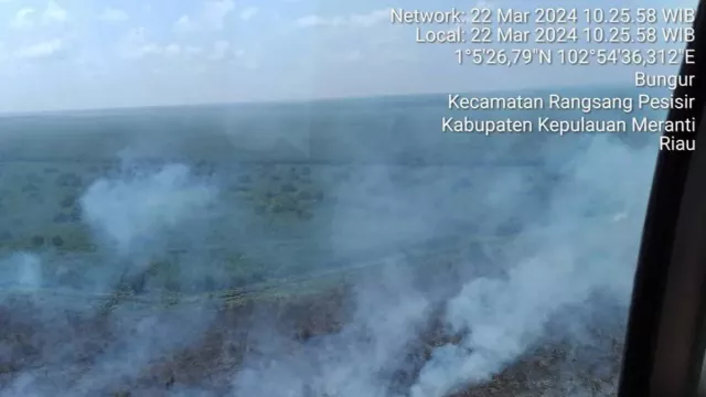 Kebakaran Hutan dan Lahan di Kepulauan Meranti Riau Capai 40 Hektare, Ini Titiknya - GenPI.co