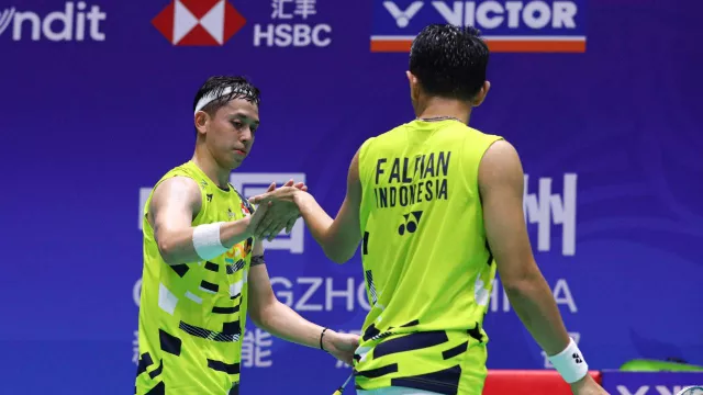 Gagal ke Semifinal China Open 2024, Fajar/Rian: Banyak Melakukan Kesalahan - GenPI.co