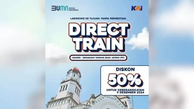 Libur Akhir Tahun, KAI Luncurkan Layanan Direct Train Stasiun Gambir-Semarang Tawang - GenPI.co