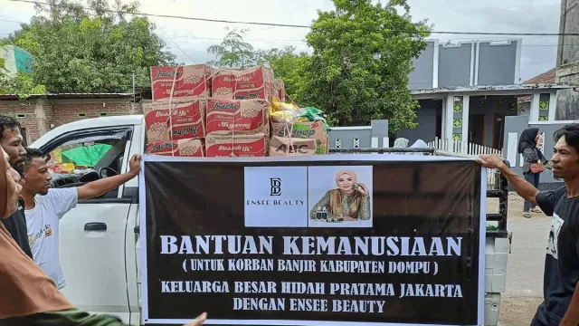 Ensee Beauty Berikan Bantuan untuk Korban Banjir Dompu - GenPI.co