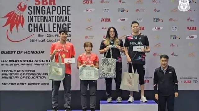 Indonesia Borong 4 Gelar Juara di Singapore International Challenge 2025 - GenPI.co