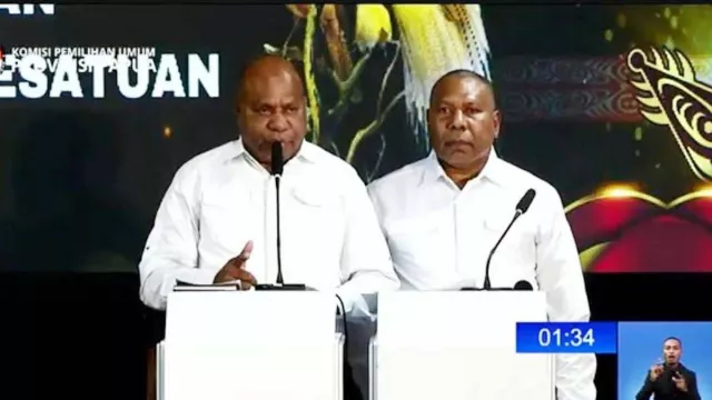 Mathius Fakhiri Tekankan Pentingnya Keamanan saat Debat PSU Pilgub Papua - GenPI.co