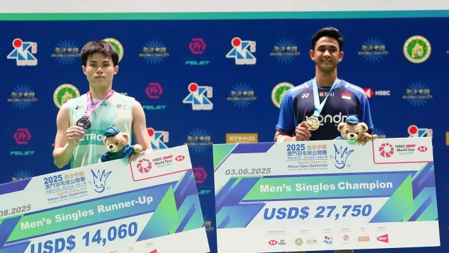 Juara Macau Open 2025, Alwi Farhan Raih Hadiah Rp 456 Juta - GenPI.co Juara Macau Open 2025, Alwi Farhan Raih Hadiah Rp 456 Juta - GenPI.co