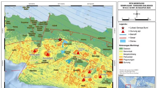 Sesar Baribis Jadi Pemicu Gempa di Bekasi, Pengaruh Struktur Batuan dan Kelas Tanah - GenPI.co