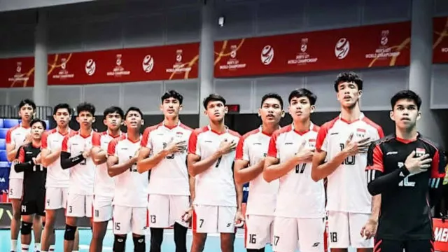 Bantai Puerto Rico, Timnas Voli Putra Indonesia U-21 Tantang Brasil - GenPI.co