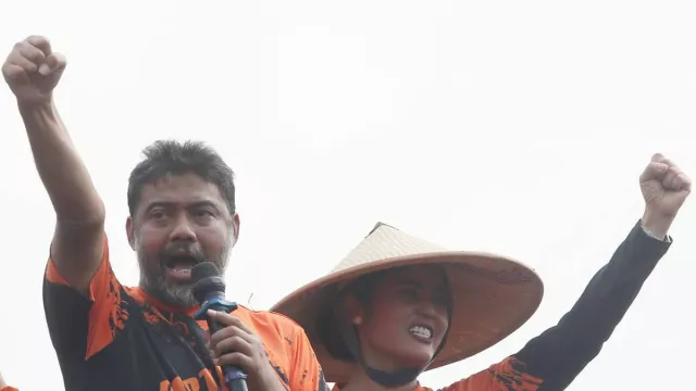 Said Iqbal Singgung Kasus Noel dan RUU Perampasan Aset saat Demo Buruh - GenPI.co Said Iqbal Singgung Kasus Noel dan RUU Perampasan Aset saat Demo Buruh - GenPI.co