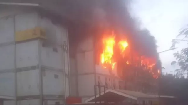 Tower 14 Hunian Pekerja IKN Kebakaran, Pekerja Selamat - GenPI.co