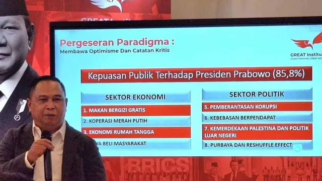 Great Ungkap Tingkat Kepuasan Kinerja Prabowo Subianto Capai 85 Persen - GenPI.co Great Ungkap Tingkat Kepuasan Kinerja Prabowo Subianto Capai 85 Persen - GenPI.co
