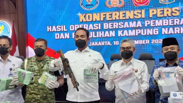 BNN Tangkap 1.259 Orang Sita Rp1,5 M dan 126 Kg Sabu dari Operasi Nasional - GenPI.co