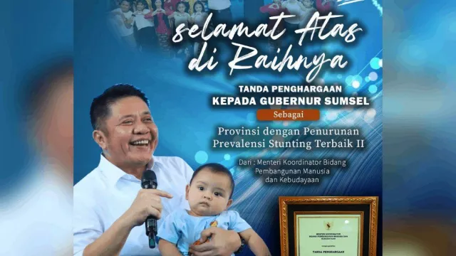 Sukses Tekan Stunting, Gubernur Herman Deru Terima Penghargaan Menko PMK - GenPI.co