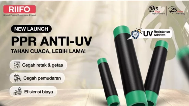 RIIFO Hadirkan Pipa PPR Anti UV untuk Outdoor Piping! - GenPI.co