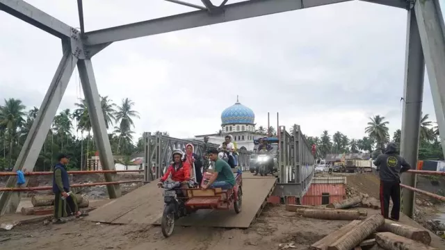 BNPB Gaspol Perbaikan Jembatan di Aceh Demi Lancarkan Logistik - GenPI.co