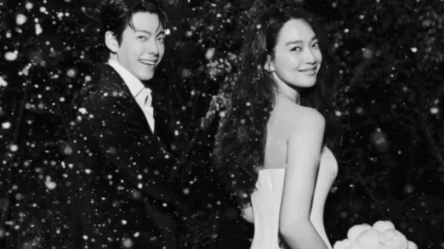 Shin Min Ah dan Kim Woo Bin Menikah, Guyuran Salju Bikin Romantis - GenPI.co