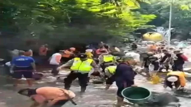 Pemandian Air Panas 13 Guci di Tegal Ditutup Sementara Akibat Banjir - GenPI.co