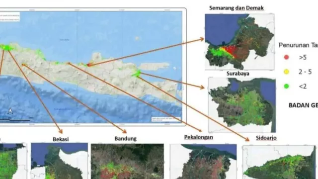 Badan Geologi Ungkap Muka Tanah di Bandung, Jakut, dan Semarang Menurun - GenPI.co
