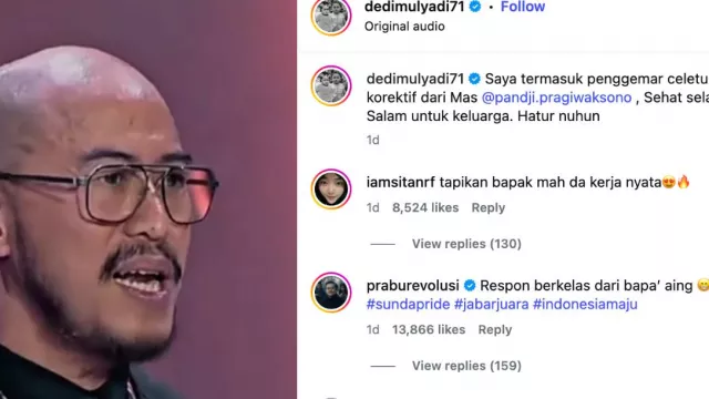 Viral Disebut Artis YouTube, Dedi Mulyadi Undang Pandji Keliling Jabar - GenPI.co