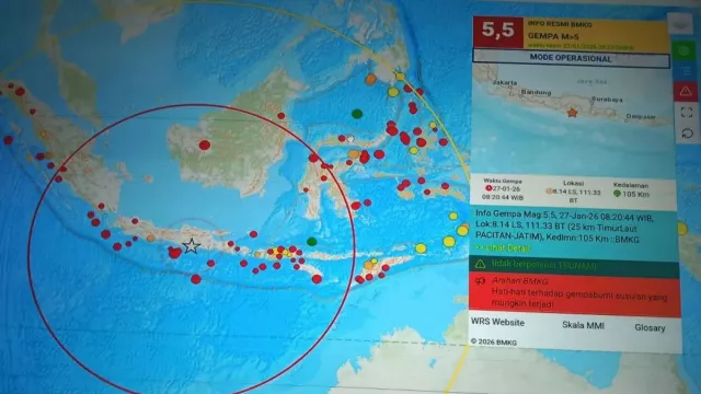 Gempa M 5,5 Guncang Pacitan, Warga Panik Berhamburan - GenPI.co