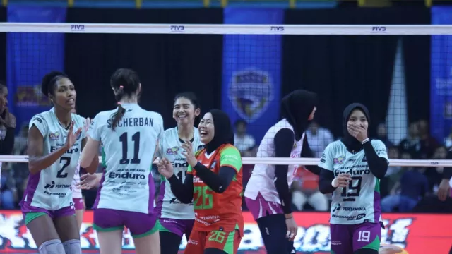  Medan Falcons vs Jakarta Pertamina Enduro - GenPI.co