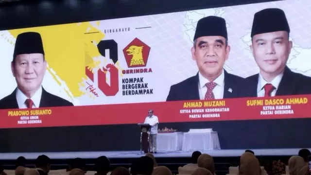 Ahmad Muzani Panaskan Dukungan Prabowo Presiden 2 Periode di HUT Gerindra - GenPI.co