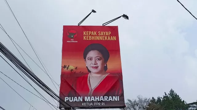 Baliho Puan Bertujuan Untuk Jadi Ketua Umum PDIP - GenPI.co