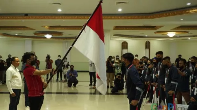 Menpora Lepas Timnas Sepak Bola Amputasi Indonesia ke Piala Dunia - GenPI.co