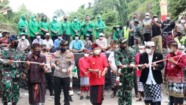 Bareng Gubernur Bali, Kodam Udayana Atasi Kekeringan Tabanan - GenPI.co BALI