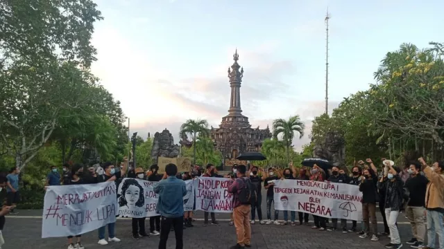 Soroti Jokowi, Mahasiswa Bali Tidak Diam Turun ke Jalan Hari Ini - GenPI.co BALI